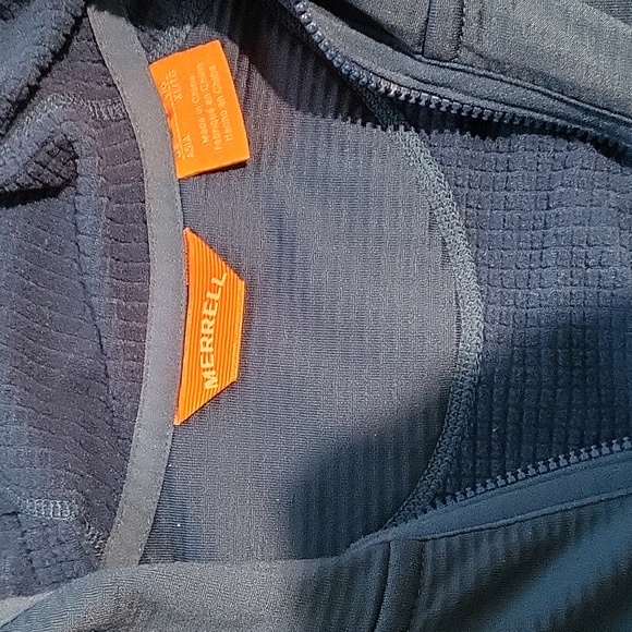 Merrell Navy Blue Zip-Up Jacket XL - Picture 2 of 4